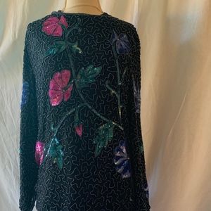 Retro 80s Sequins Top/Dress
